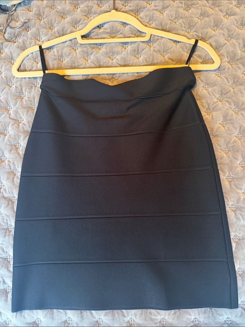 BCBGMaxAzria Black Bandage Pencil Skirt